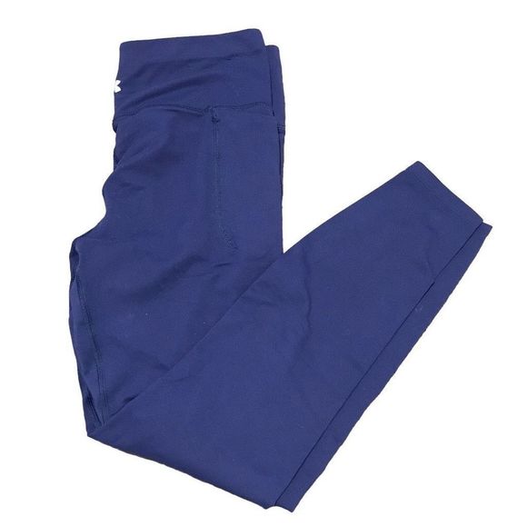 Under armor dark blue leggings size M.     A251 - Picture 1 of 8